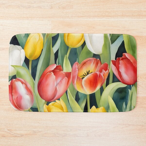 Item preview, Graceful Tulip Silhouette: A Timeless Bloom designed and sold by HeartfulBloom.