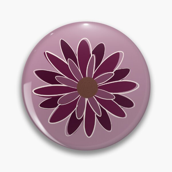 Item preview, Plum Wine Wildflower Daisy | Burgundy Velvet Botanical Doodle designed and sold by Olitvia.