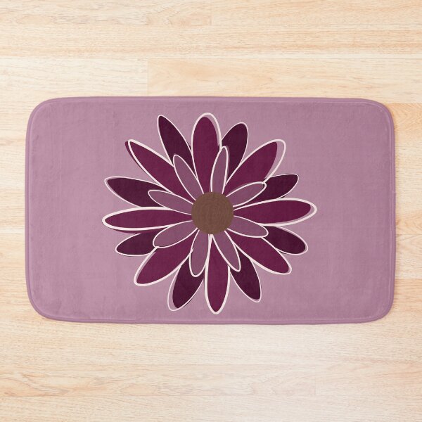 Item preview, Plum Wine Wildflower Daisy | Burgundy Velvet Botanical Doodle designed and sold by Olitvia.