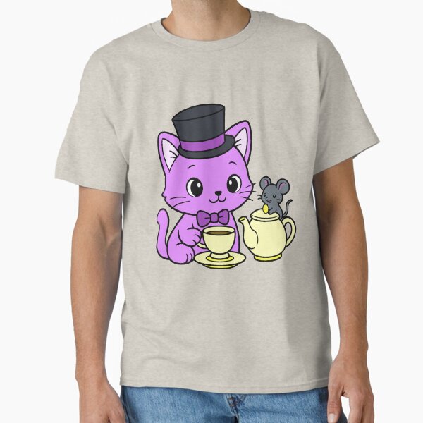 Item preview, Kitty Tea Party - Color - Violet designed and sold by AngelMiette.