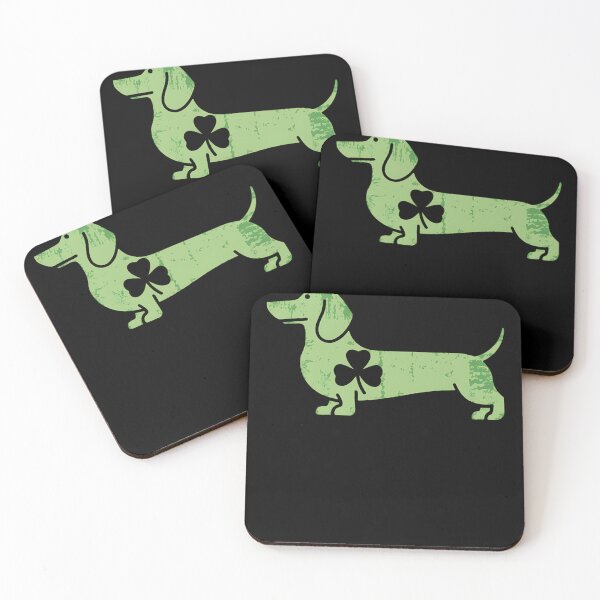 Item preview, Dachshund Dog Shamrock St. Patrick's Day designed and sold by MAKOPOKOShop.
