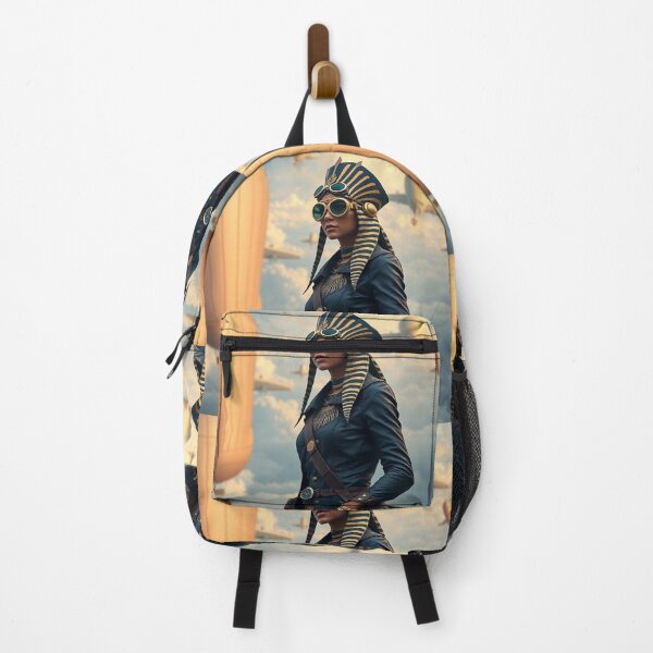 Item preview, Futuristic steampunk seshat between hot air balloons and airships designed and sold by VidyoeDesigns67.