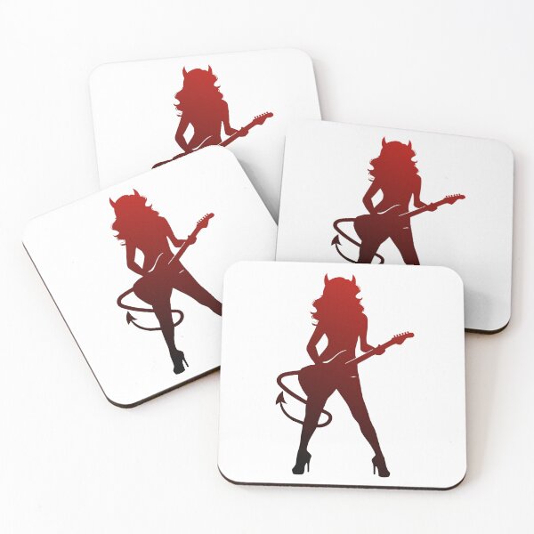 Item preview, Demon Babe Guitarist designed and sold by SparklefilthStudios.