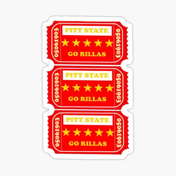 Vista previa del artículo con la obra «Entradas para Pitt State», diseñado y vendido por mariahblythedesigns.