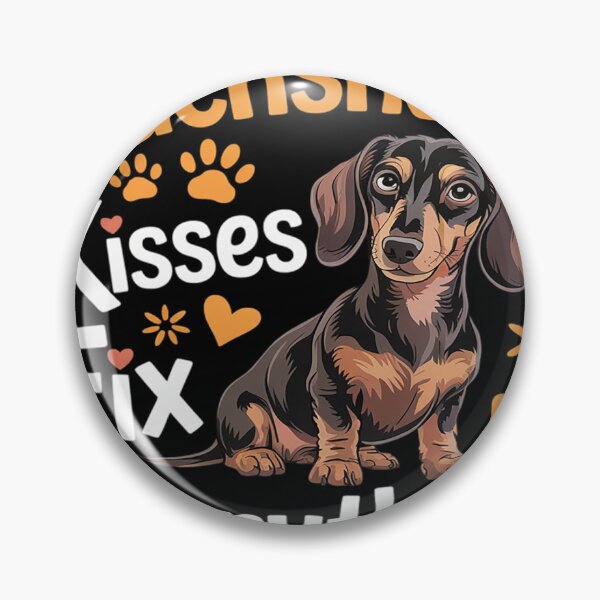 Item preview, Dachshund Kisses Fix Everything dachshund lover designed and sold by MAKOPOKOShop.