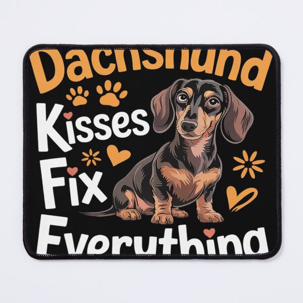 Item preview, Dachshund Kisses Fix Everything dachshund lover designed and sold by MAKOPOKOShop.