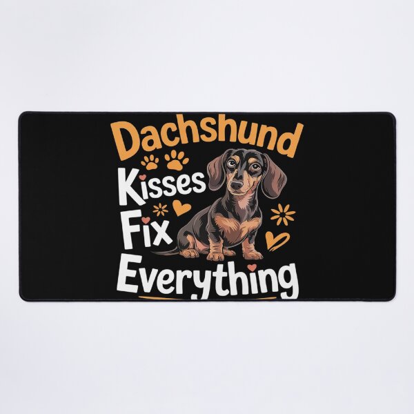 Item preview, Dachshund Kisses Fix Everything dachshund lover designed and sold by MAKOPOKOShop.