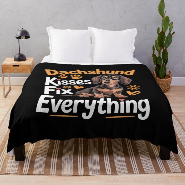 Item preview, Dachshund Kisses Fix Everything dachshund lover designed and sold by MAKOPOKOShop.