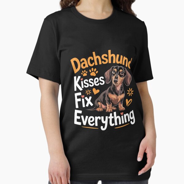 Item preview, Dachshund Kisses Fix Everything dachshund lover designed and sold by MAKOPOKOShop.