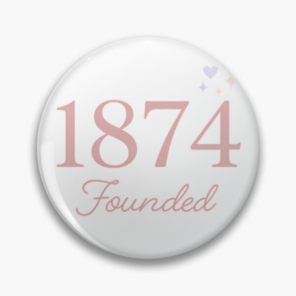 Item preview, Founded 1874 – Retro Glow Sigma Kappa Year Design designed and sold by summer-loving.