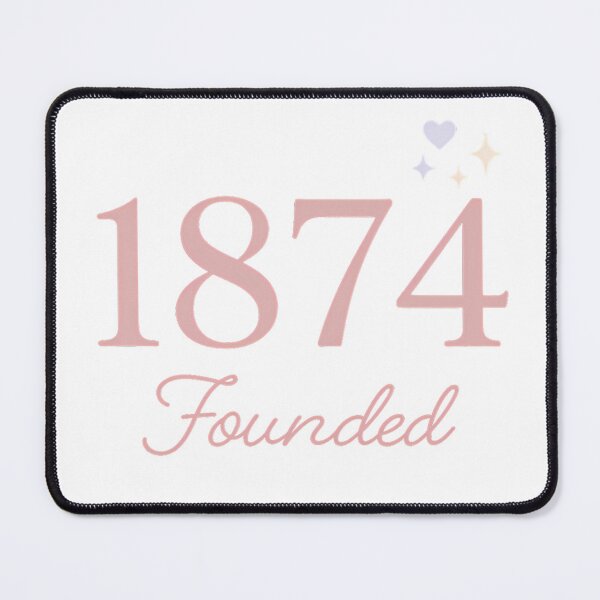 Item preview, Founded 1874 – Retro Glow Sigma Kappa Year Design designed and sold by summer-loving.