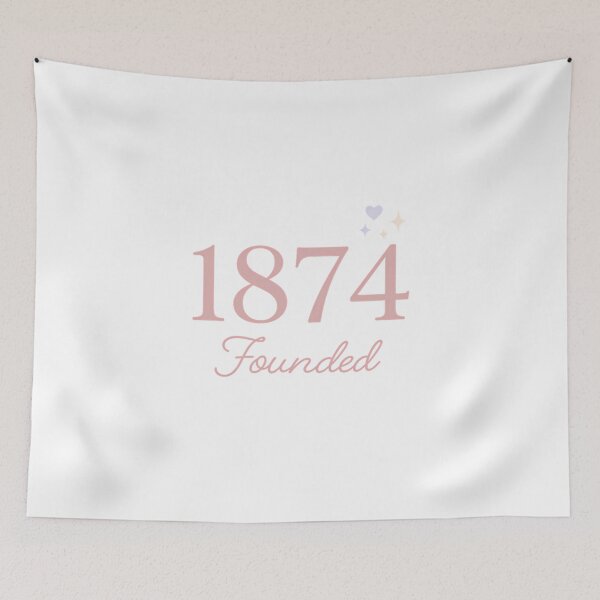 Item preview, Founded 1874 – Retro Glow Sigma Kappa Year Design designed and sold by summer-loving.