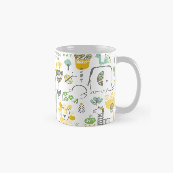 Baby animals on safari Classic Mug