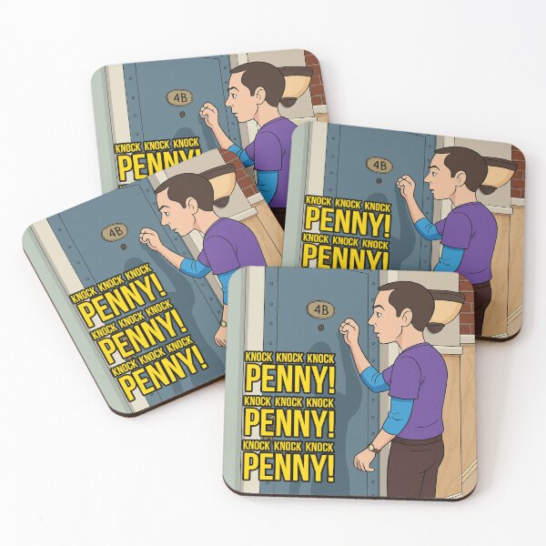 Item preview, Funny Knock Knock Penny Meme - Big Bang Theory Parody Art designed and sold by Greemo03.