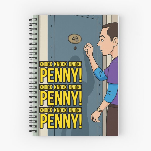 Item preview, Funny Knock Knock Penny Meme - Big Bang Theory Parody Art designed and sold by Greemo03.