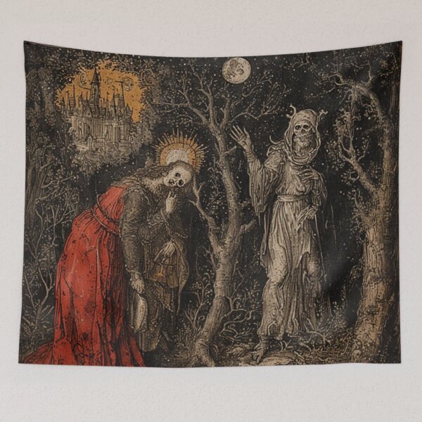 Item preview, Medieval Dark Goth Art designed and sold by TheDarkWardrobe.