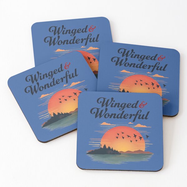 Item preview, Winged and Wonderful t-shirt design designed and sold by Myfeathers.