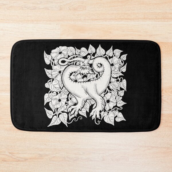Item preview, Floral Medieval Dragon Drawing designed and sold by Arcane Orchid.