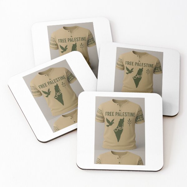 Item preview, “Free Palestine T-Shirt | Map & Kufiya Design 6 designed and sold by HaredyBrand.