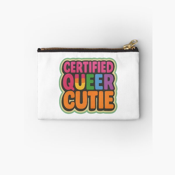 Item preview, Certified Queer Cutie – Bold Pride Typography designed and sold by Haus Of Sin.