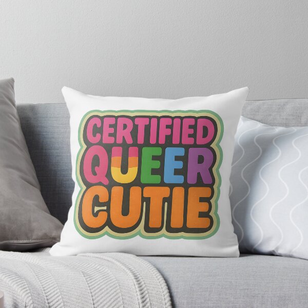 Item preview, Certified Queer Cutie – Bold Pride Typography designed and sold by Haus Of Sin.
