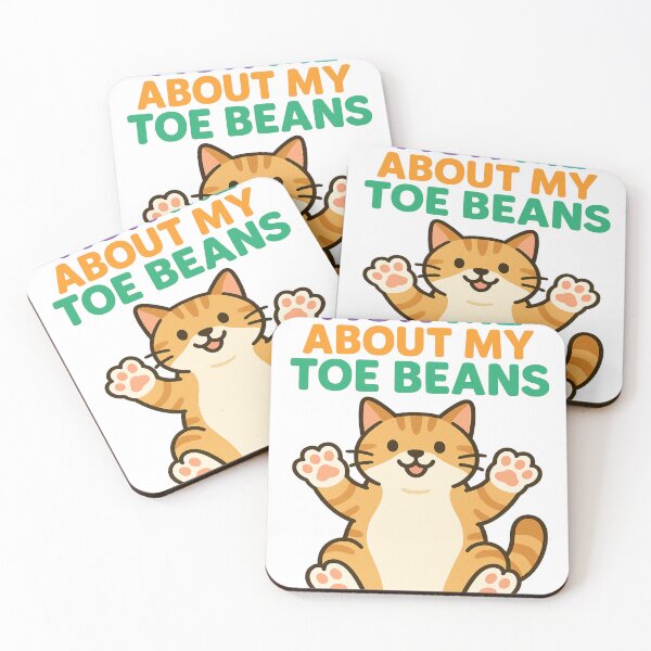 Item preview, Ask Me About My Toe Beans – Cute Funny Cat Design designed and sold by SugarPix Designs.