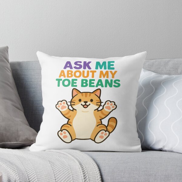 Item preview, Ask Me About My Toe Beans – Cute Funny Cat Design designed and sold by SugarPix Designs.