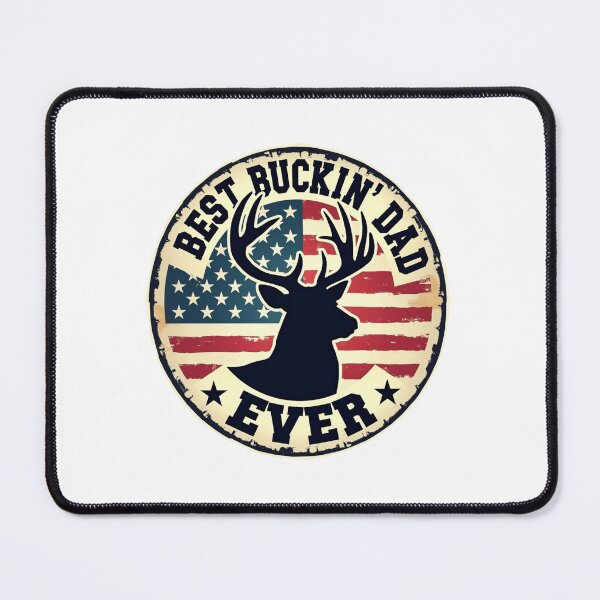 Item preview, Best Buckin' Dad Ever Patriotic Deer Hunting Vintage Design designed and sold by haitrieuic96.