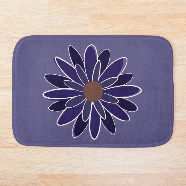 Item preview, Midnight Navy Daisy Wildflower | Deep Indigo Botanical Bloom Doodle designed and sold by Olitvia.