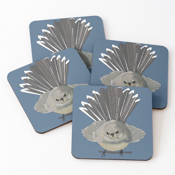 Item preview, Angry NZ Fantail designed and sold by EurekaRoad.