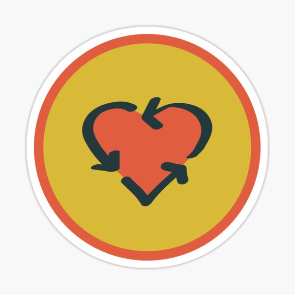 Item preview, Reuse Heart Cycle designed and sold by a.vick's picks!.
