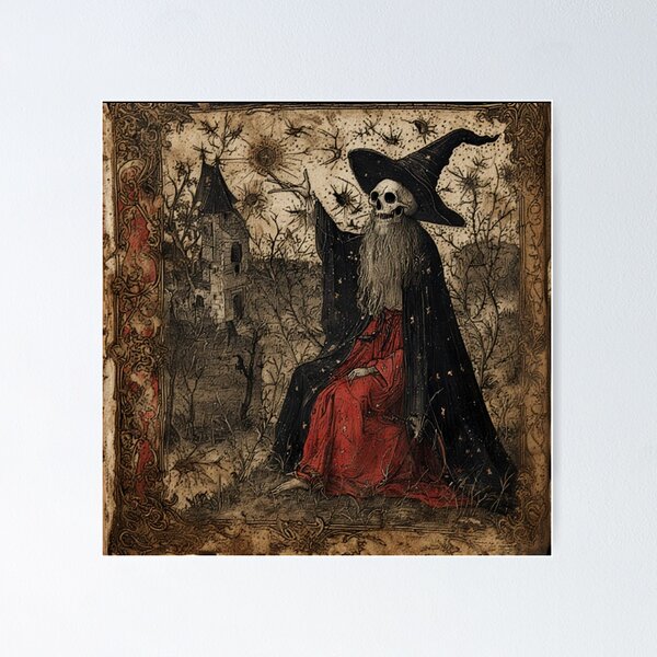 Item preview, Medieval Dark Goth Art designed and sold by TheDarkWardrobe.