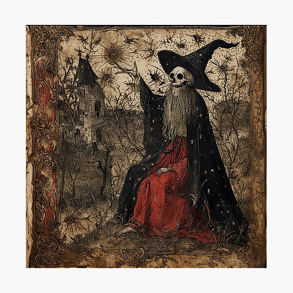 Item preview, Medieval Dark Goth Art designed and sold by TheDarkWardrobe.