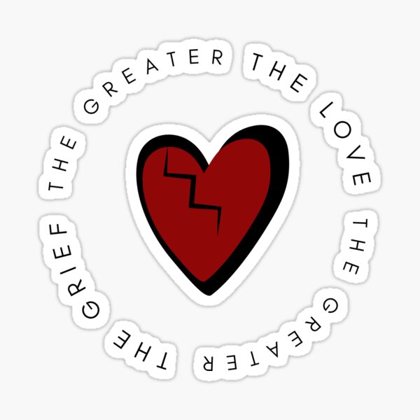 Item preview, greater love greater grief designed and sold by bushlack.
