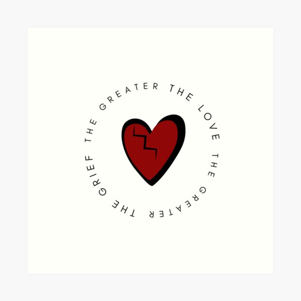 Item preview, greater love greater grief designed and sold by bushlack.