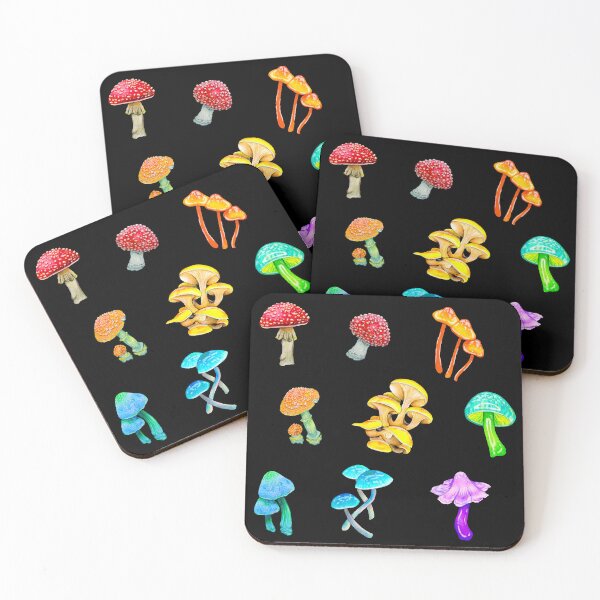Item preview, Colorful Rainbow Mushroom Multi-Pack designed and sold by cazmie.