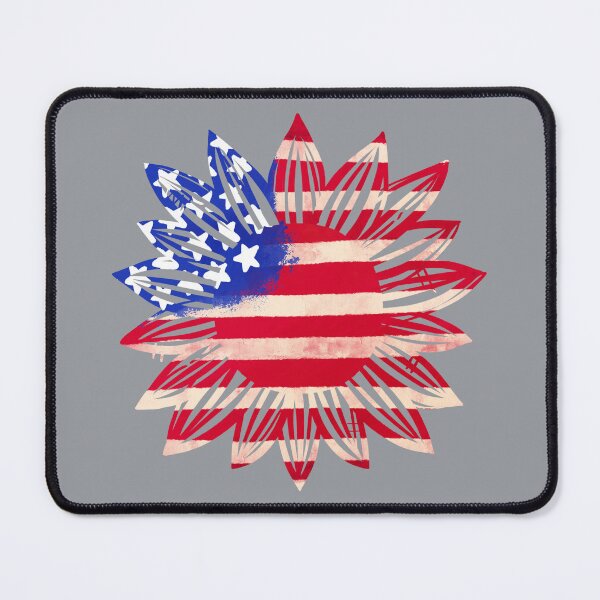 Item preview, Sunflower America Flag designed and sold by JHShowcase.