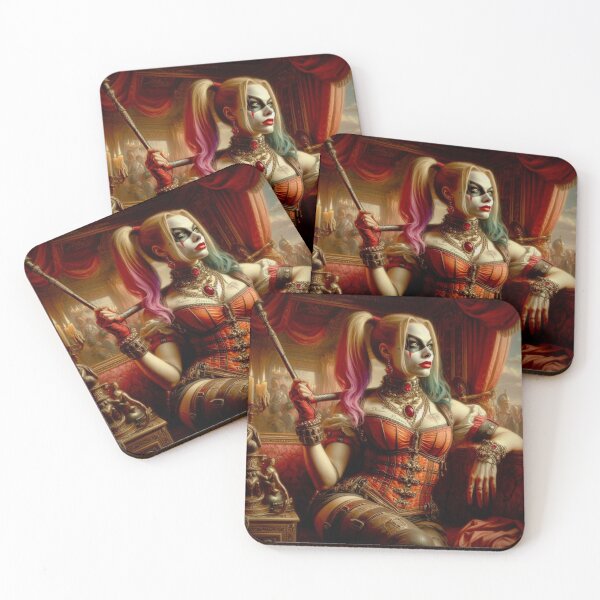 Artikelvorschau, Harley Qs Royal Chaos Korsett-T-Shirt entworfen und verkauft von Ghost Archer Illusions.
