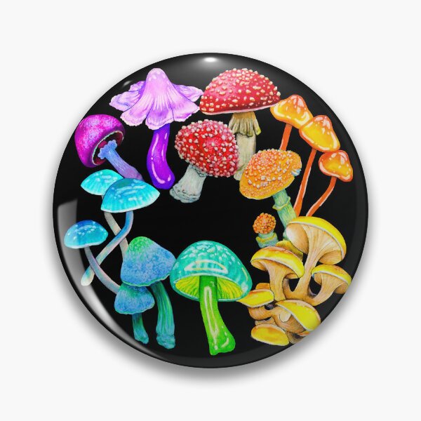 Item preview, Rainbow Mushroom Aesthetic Fungi Color Wheel designed and sold by cazmie.