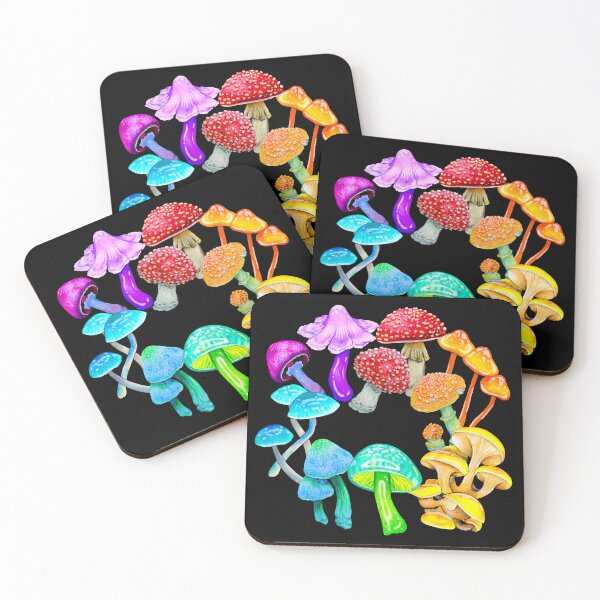 Item preview, Rainbow Mushroom Aesthetic Fungi Color Wheel designed and sold by cazmie.