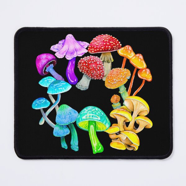 Item preview, Rainbow Mushroom Aesthetic Fungi Color Wheel designed and sold by cazmie.