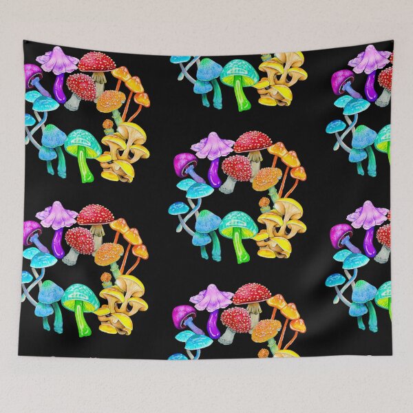 Item preview, Rainbow Mushroom Aesthetic Fungi Color Wheel designed and sold by cazmie.