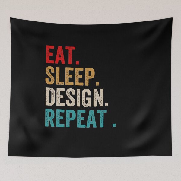 Item preview, Eat Sleep Design Repeat - Graphic Designer Architecture Gifts designed and sold by mhernaevily.