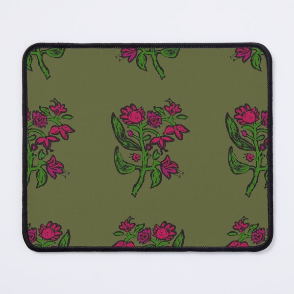 Item preview, Rustic block style floral, Olive designed and sold by ncxadair.