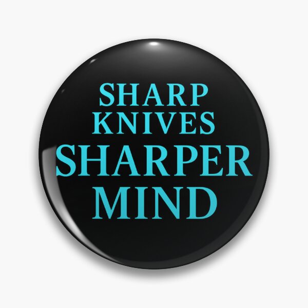 Item preview, Copy of  Sharp Knives Sharper Mind – Chef Pride Typography designed and sold by Chef June.