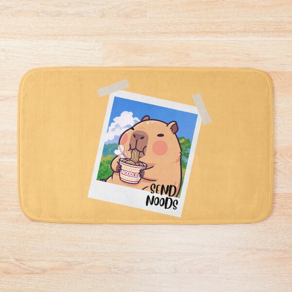 Item preview, Send Noods - Capybara Eating Instant Noodle designed and sold by The magic  Yellow bus.