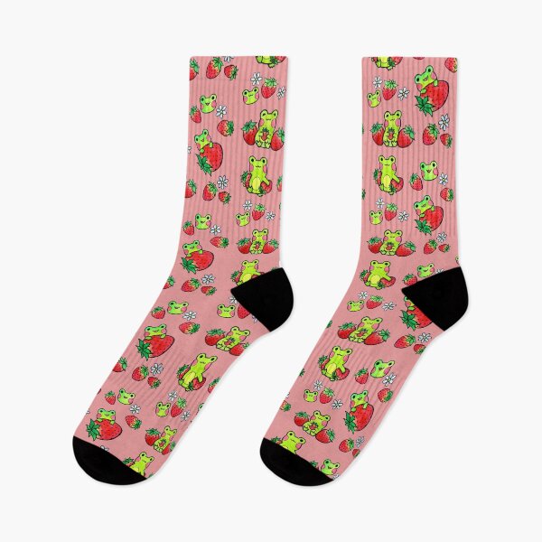 Item preview, Strawberry Frogs Pattern / Pack designed and sold by cazmie.