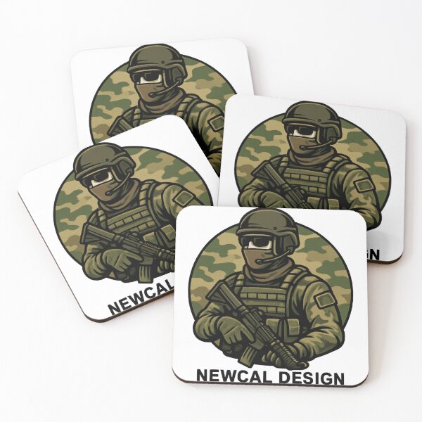 Item preview, Tactical Soldier Camouflage Illustration – Newcal Design designed and sold by Newcal design.