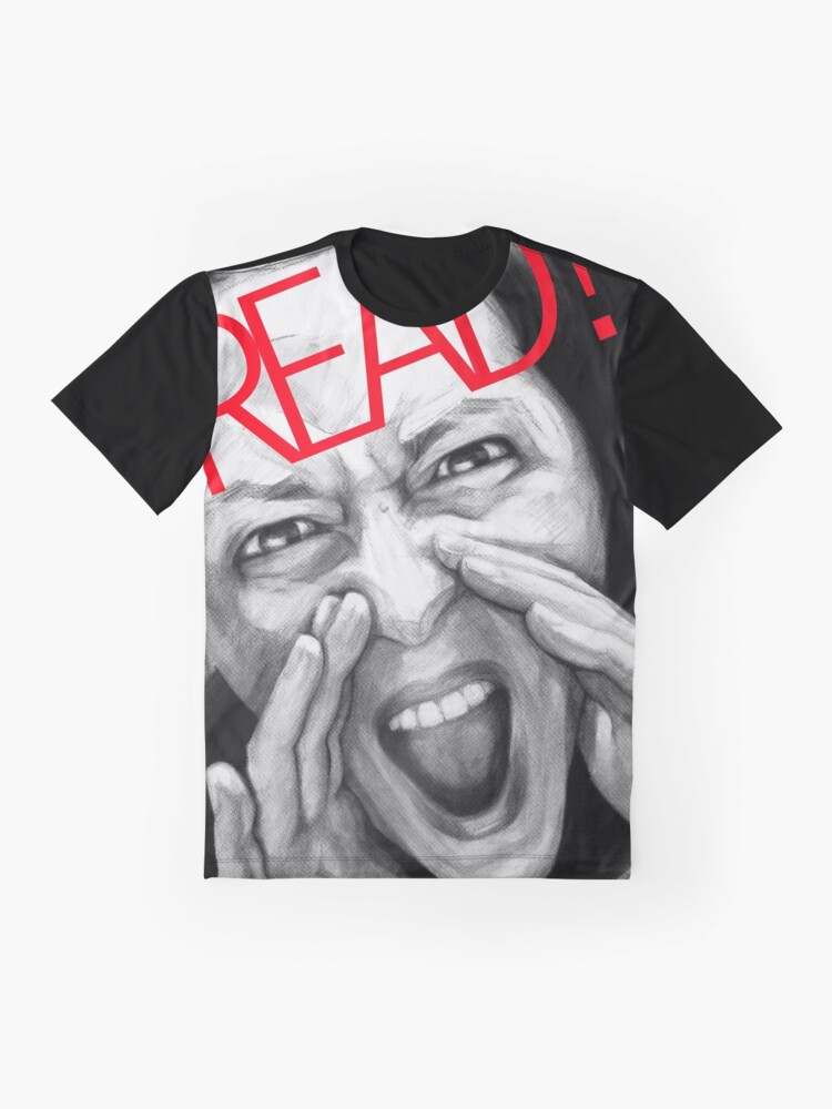 Imagen 4 de 5, Camiseta gráfica con la obra Victoria Contreras Flores READ!, diseñada y vendida por VictoriaCF.
