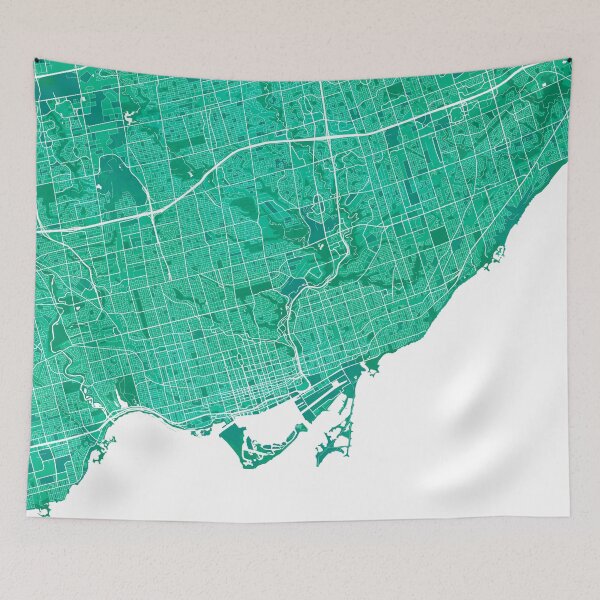 Item preview, Toronto City Map of Canada - Watercolor designed and sold by deMAP.